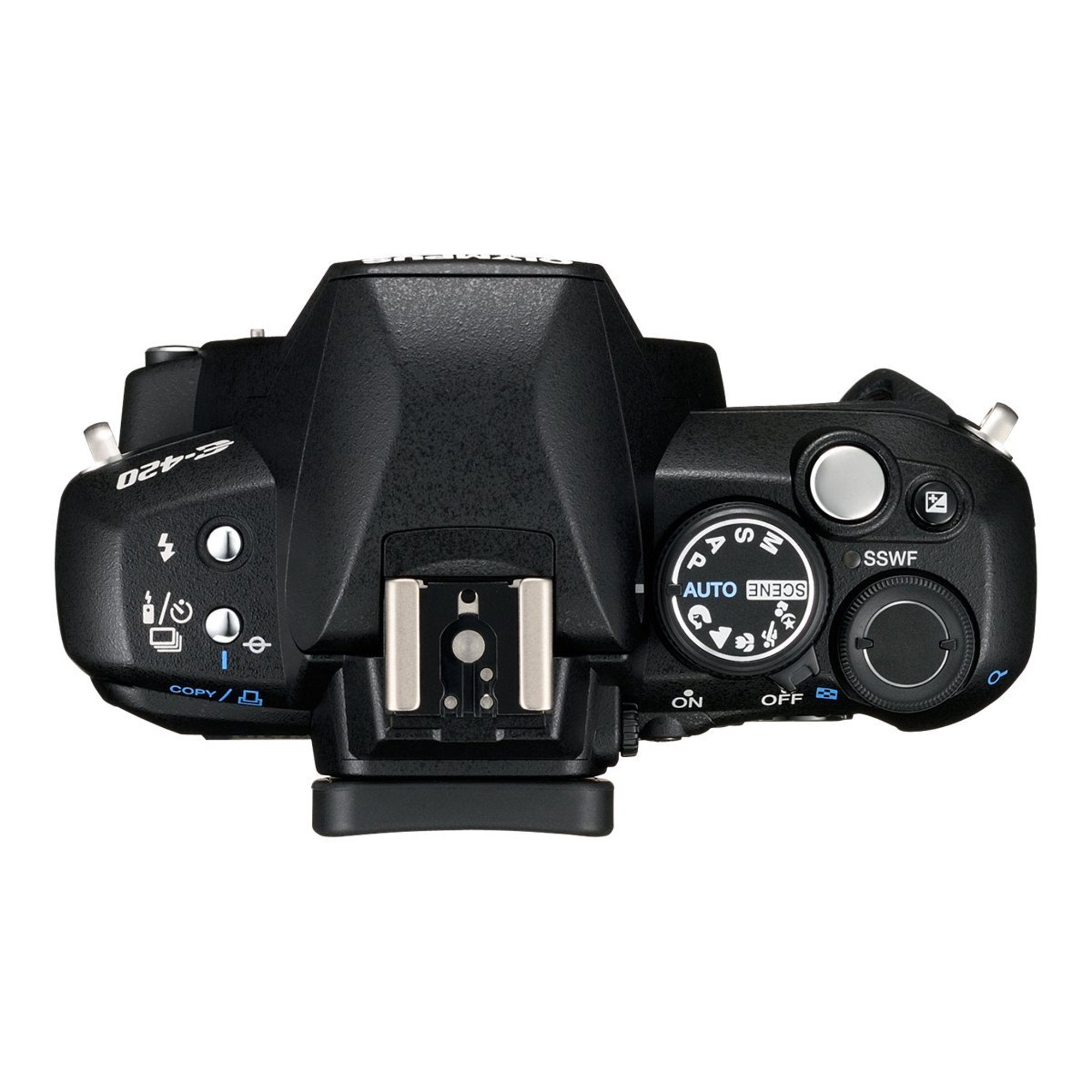 Olympus EVOLT E-420 - Digital camera - SLR - 10.0 MP - Four Thirds - body only Olympus EVOLT E-420 - Digital camera - SLR - 10.0 MP - Four Thirds - body only